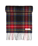 Dr. Martens Lambswool Scarf Black Stewart Tartan Lambswool
