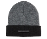Dr. Martens Ribknit Beanie Black+Grey Acrylic & Wool
